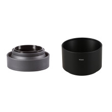 2 Pcs 52MM 3-IN-1 Lens Hood Camera Filter Screw-In Mount Lens Hood Shade,A & B