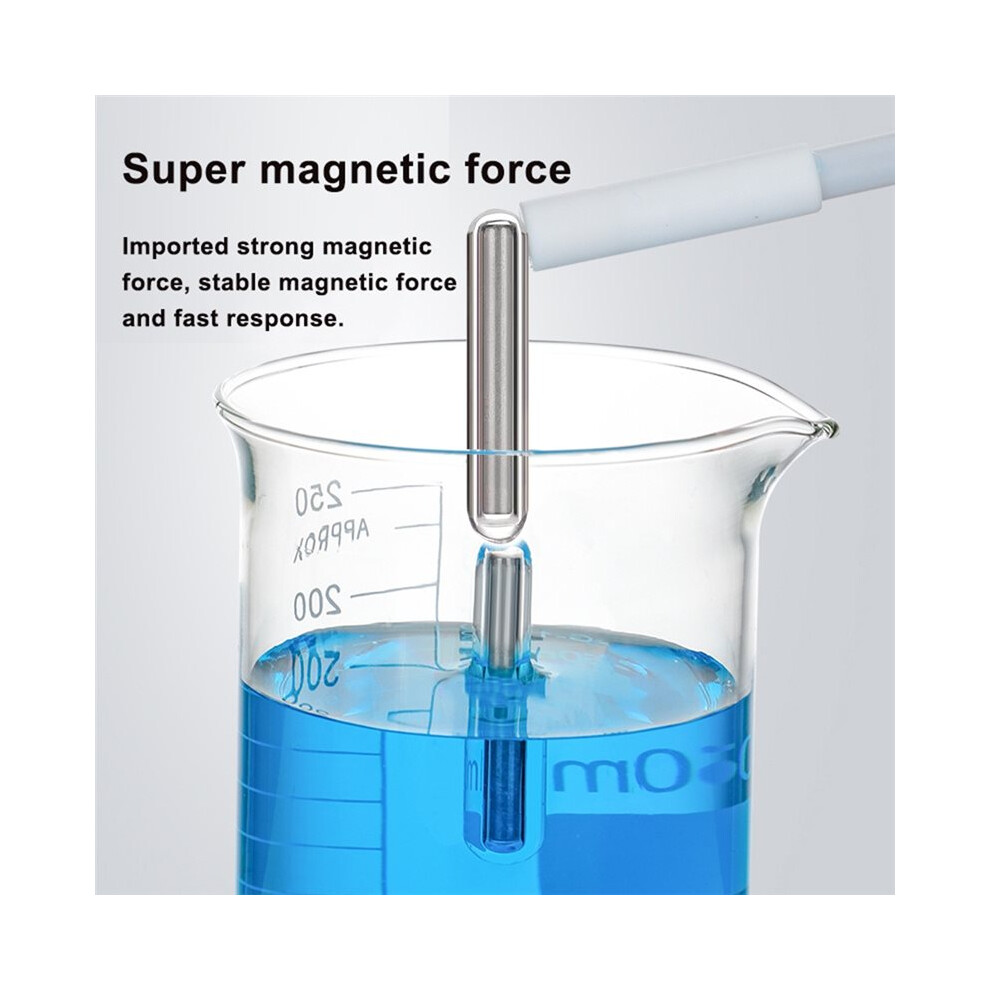 Lab Glass Rotor Magnetic Stirrer High Temperature Resistant 350 Chemistry Experimental Stirrer Re-Usable 6X25mm 6032751662286
