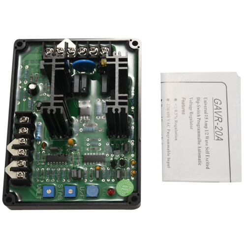 10X Gavr-20A Av Universal Brushless Automatic Voltage Regulator Module Avr Generator 220/400Vac 1
