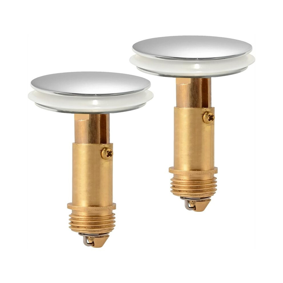 38Mm - Sink Plug Replacement, Brass Bathroom Sink Drainer Plug For Bathroom Sink Plug Replacement 2Pcs 4712847596528