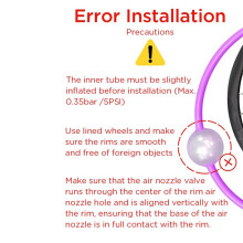 CYDY TPU Bicycle Inner Tube 24" 507 22x1.25 13.5 1.4 1.5 1.6 1.75 Inch Valve 45mm Camera BMX Bike Tire Pneu Cycling Tyre