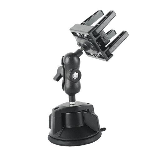 Car Suction Cup Holder Universal Car Radio Telescopic Install Fixed Bracket Transceiver Control Holder
