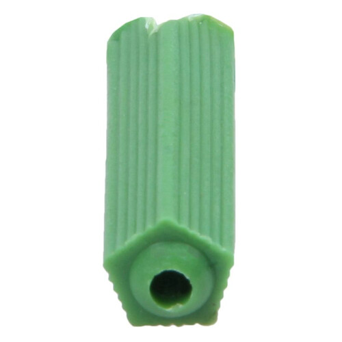 2000 Pcs Green Masonry Screw Fixing Wall Anchor Plugs 6mm x 27mm 2