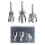 Pipe Threading Tool PVC Pipe Threading Cutter Water Pipe Internal External Thread Tapping Tool Electric Drill 6