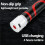 3pcs Bendable LED Flashlight Stick, Rechargeable Flexible LED Work Light, 3 Brightness Modes, Bendable LED Light 6