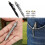 Functional Titanium Pen Compact EDC Tool with Interchangeable Heads Herramientas Multimeter Soldering Iron A 4