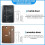 Adjustable Narrow Type Electric Strike Door Lock Unlock Mode Access Control Lock Access Control Lock Electric Lock NC 5