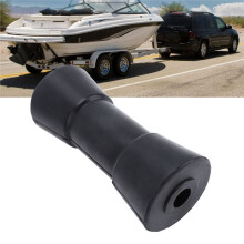 Marine Keel Roller 6 Inch Heavy Duty PU Black Boat Trailer Roller for Enhanced Boat Support