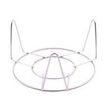 2X Stainless Steel Steamer Rack Stand Kitchen Cooking 3 Inch High