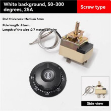 0-110C, 50-300C, Oven/Deep Fryer, Knob Thermostat, 25A Thermostat, 250V Temperature Limiter 50-300 Degree