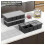 Eight-Compartment Square Silicone Ice Grinding Tool, Large Stackable, with Lid, Suitable for Freezers. 3