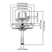 MR420443 Bränsletrycksregulator för Lancer 9 1.3L 1.6L 03-08 Colt Z20 6 Mirage 2 3 4 5 1985-1997 4G15 4G18