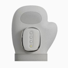 Masajeador de manos recargable con funciones de calor y masaje por presión de aire | Unisex (Blanco)