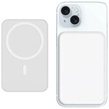 Batería externa para MagSafe Wireless - Compatible con iPhone 17, 16, 15, 14, 13, 12 Series y Samsung Magnetic Power Bank