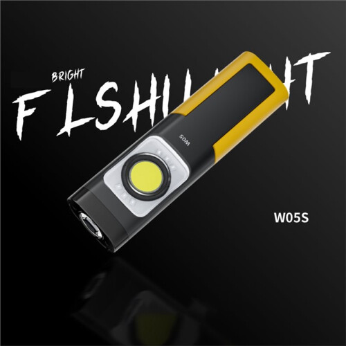 LED Work Light , Rechargeable Work Light with Magnetic Base, Portable Flashlight with Clip, Hook and 180 Rotation Stand 2