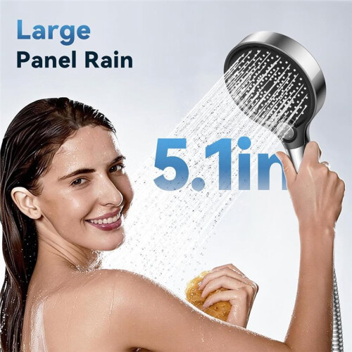 High Pressure Filtered Shower  with Handheld, 3 Modes, Chrome Finish 1