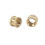 M3 x 3mm Female Thread Brass Knurled Threaded Insert Embedment Nuts 200PCS 8