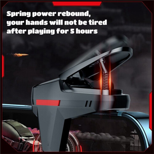 DY05 L1 R1 ABS Alloy Physical Game Triggers Mobile Game Controller for  Android PUBG Gaming 2