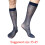 Chaussettes transparentes pour hommes, Construction-Noir 4