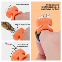 Cortador de Anillos Multifunción de Acero Inoxidable para Línea de Pesca de PE y Nailon, Abridor de Anillos Divididos Luya Fishing Gear Supplies,