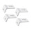10Pcs Solar Panel L Feet Mounting Brackets Aluminum Solar Panel 6