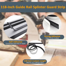 194419-4 200" Splinter Guard Replacement Strip for Track Saw for Track Saw Guard Rail 200 Inches