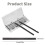 20-Pack 82mm Reversible Planer Blades for Electric Hand Planers,with Storage Case 7