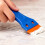 8PCS Non-Scratch Plastic Blade Scraper Tool with 100PCS Blades for Safe Adhesive Removal 3