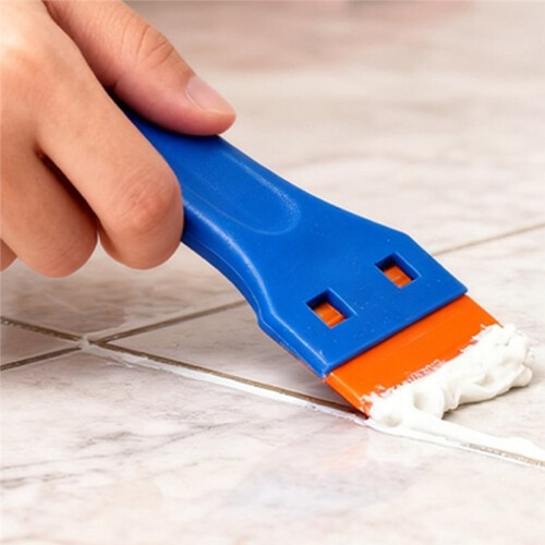 8PCS Non-Scratch Plastic Blade Scraper Tool with 100PCS Blades for Safe Adhesive Removal 2