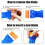 8PCS Non-Scratch Plastic Blade Scraper Tool with 100PCS Blades for Safe Adhesive Removal 6