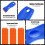 8PCS Non-Scratch Plastic Blade Scraper Tool with 100PCS Blades for Safe Adhesive Removal 7