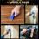 8PCS Non-Scratch Plastic Blade Scraper Tool with 100PCS Blades for Safe Adhesive Removal 8