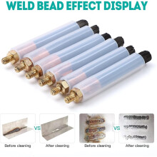 6PCS Weld Bead Cleaning Brush, Copper Weld Brush for Welding Bead Seam Polishing Machine M6 Type