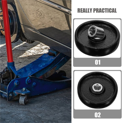2pcs Metal Hydraulic Jack Wheel for Trailer and Boat - Front Caster Replacement