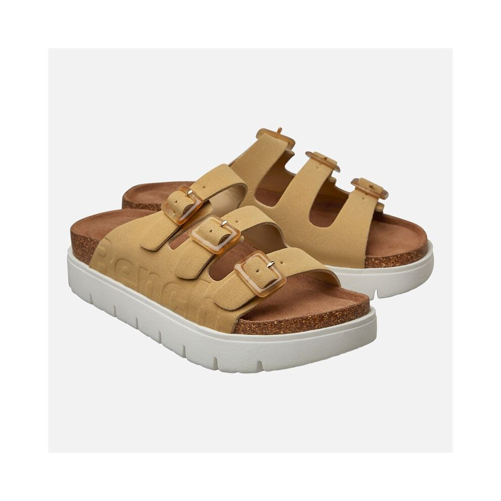 Bench Women's Gold Ushuaia Flat Sandal in Size 4, Sports Direct - Image 4