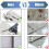 2 Pack Tip-Out Tray Hinges for Sink-Front Drawer, Sink Front Tip-Out Trays Hinges False Front Cabinet Clips 3