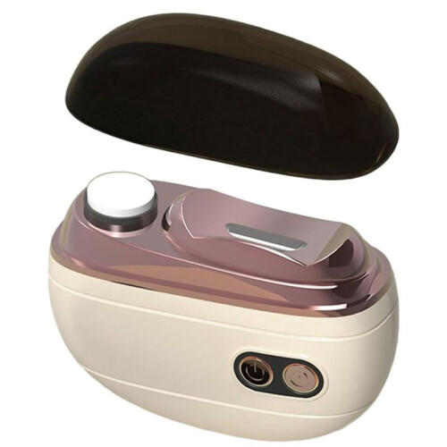 Professional Grade Automatic Nail Clipper Rechargeable Automatic Operation Auto Clipper Trimmer Nail File Cream White 2