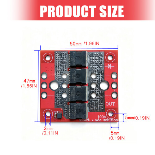 Professionele 100A stroomregelmodule Diodemodule Stabiel 2