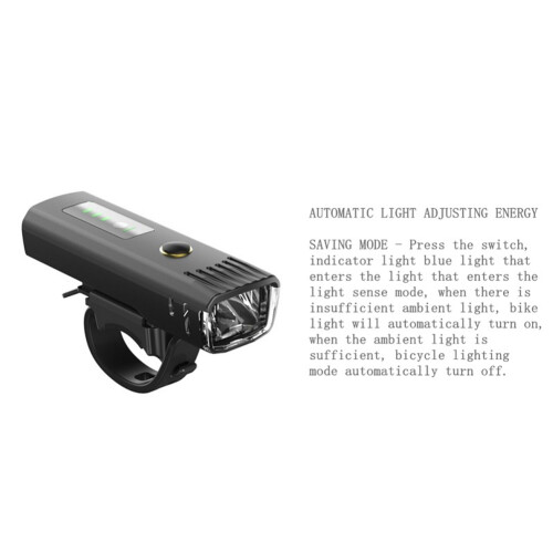 Bike Light Headlight Bicycle Handlebar Front and Tail Light Lamp MTB  Cycling Flashlight Safety Light Sensor Light