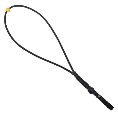 Swing Training Aid Rope, Portable  Adjustable Handle  Posture Movement Correction Black