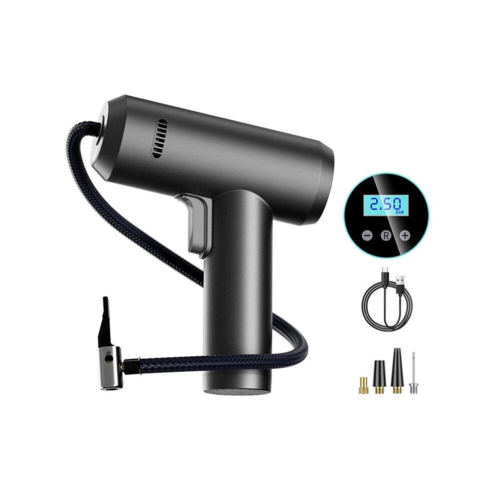 Handheld Wireless Car Inflation Pump Portable Charging Bicycle Electric Vehicle Tire Inflator 1 Set 6033652672305