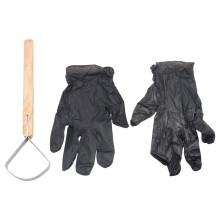 Grattoir à Peaux, Outil D'Écharnage pour Peaux, Grattoir à Peaux, Tannage pour Fournitures, Outils de Fabrication de Cuir, Manipulation de Fourrure