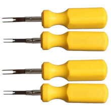 4Pcs/Set 3mm+2mm Car Wiring Connector Pin Release Extractor Puller Auto Terminal Removal Handle Tool for