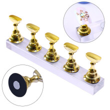Nuovo Magnetico Acrilico Manicure Utensili Chiodo Pratica Mano Chiodo esercizi Piedistallo Chiodo Supplies Chiodo Suggerimenti Display stare in piedi