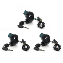 3X E-Bike Ignition Lock Key Thumb Throttle Voltmeter Digital Voltage Display for M4 M365 Universal