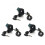 3X E-Bike Ignition Lock Key Thumb Throttle Voltmeter Digital Voltage Display  for  M4  M365 Universal 1