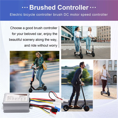 Electric Bike Bicycle Brushed Controller 48V 500W Electric Scooter Controller Brush  Motor Speed Controller 2