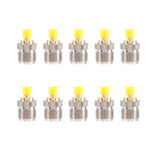 10PCS SMA Femelle Vers Adaptateur de Connecteur Coaxial RF Femelle UHF SO-239 SO239 Vers SMA