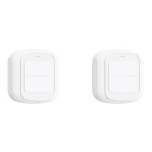 2X Tuya WiFi-Knapp Scenomkopplare TråDlöS Light Wall LåG StröMföRbrukning Ingen Ledning för Ett Tryck för Att KöRa