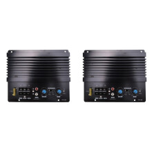 2X Carte D'Amplificateur D'Amplificateur Haute Puissance D'Audio de Voiture 1000W Carte de Subwoofer de Basse Puissante 12V
